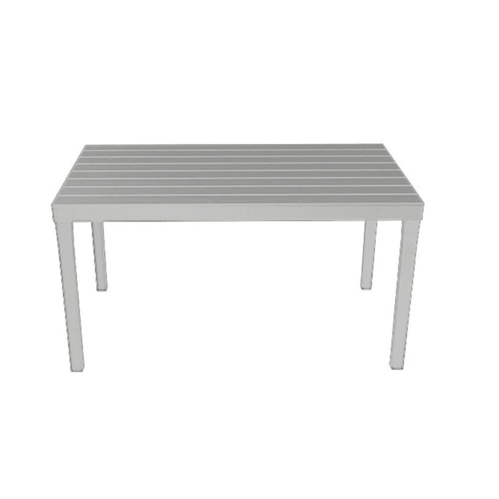 Mesa sumatra blanca 138x78 cm