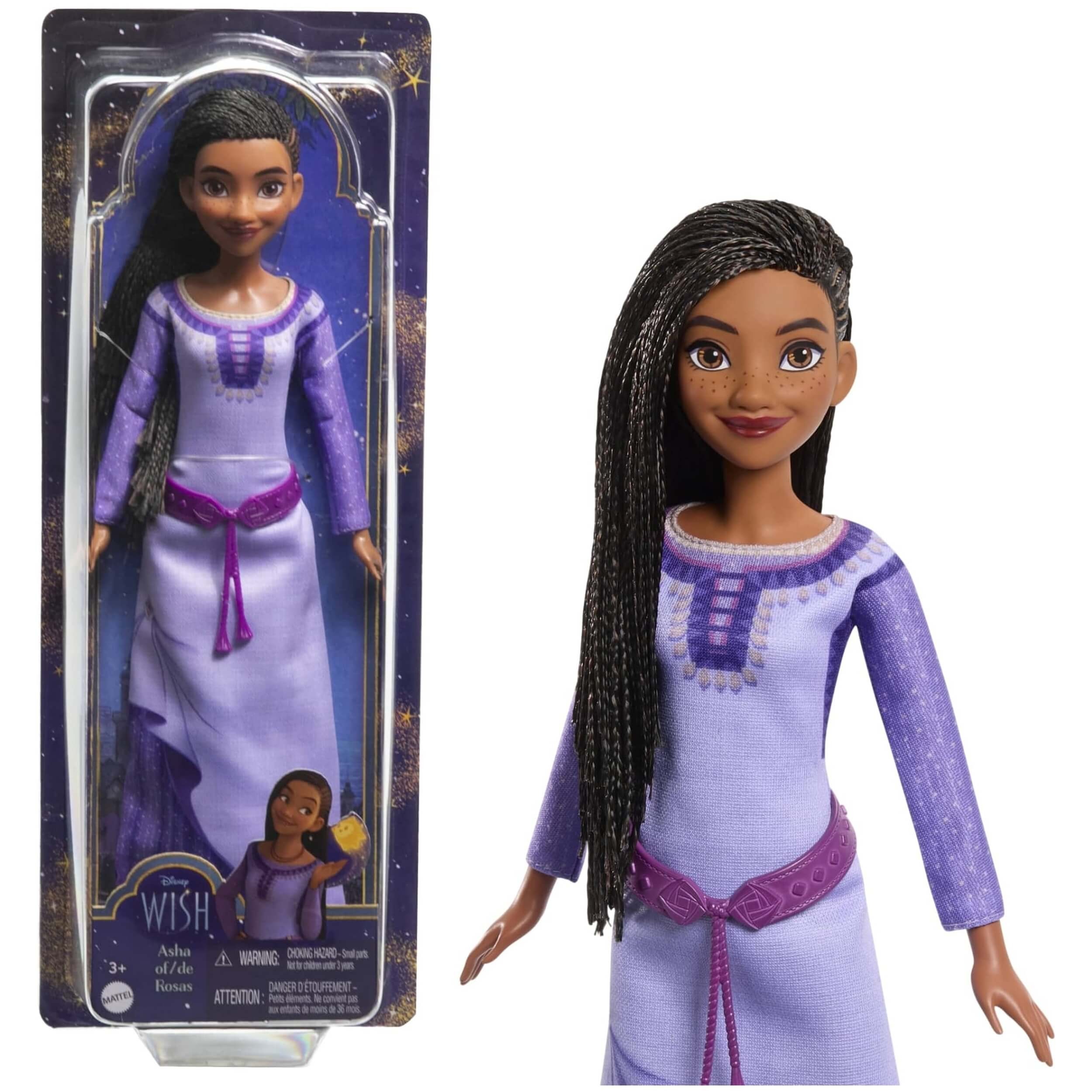 Muñeca Para Niños De 3 + Años Mattel Games Disney Wish El Poder De Los Deseos - Asha Del Reino De Las Rosas