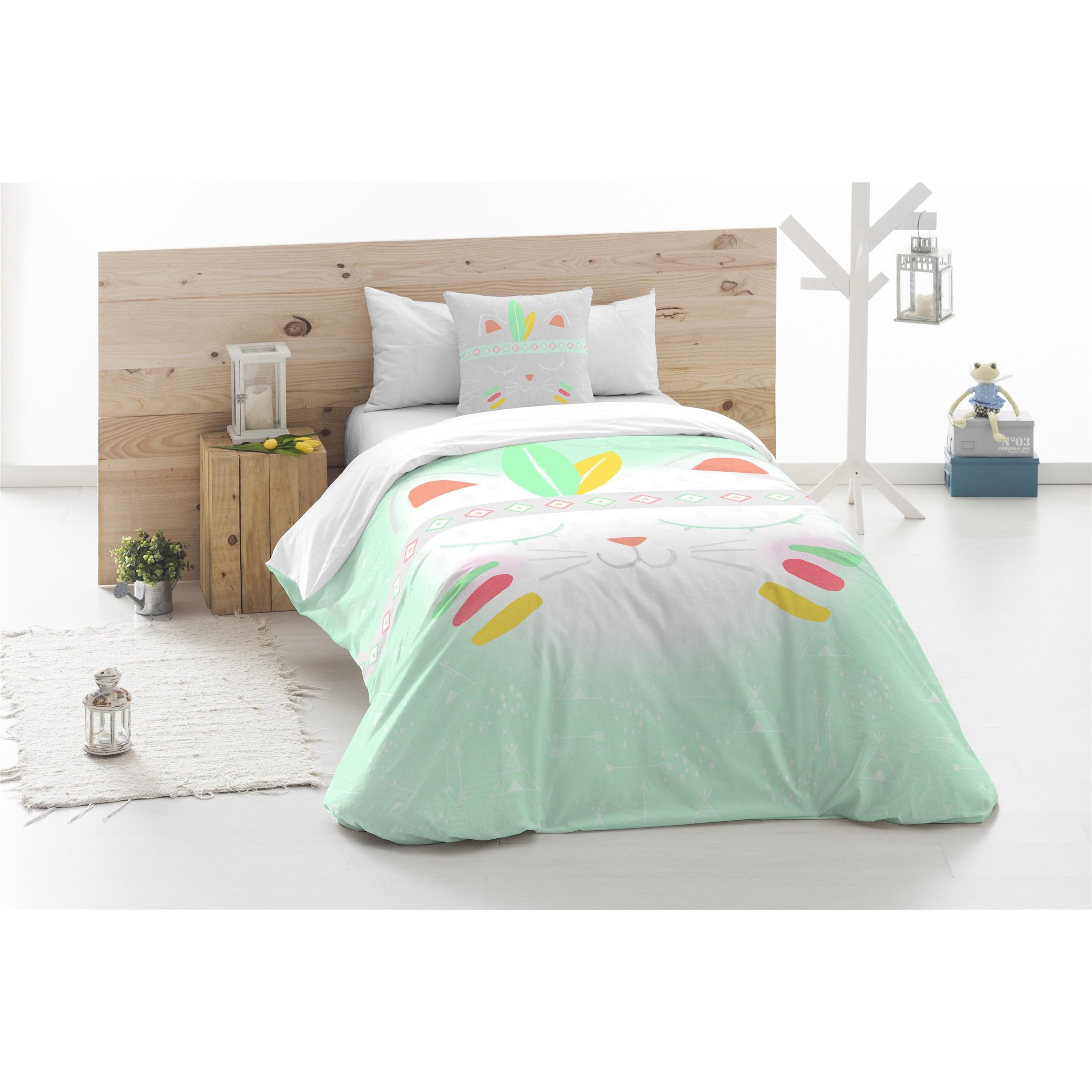 BOHEME - Funda Nórdica Infantil 100% Algodón Indio 140X200, 100% Algodón | Diseño y Suavidad