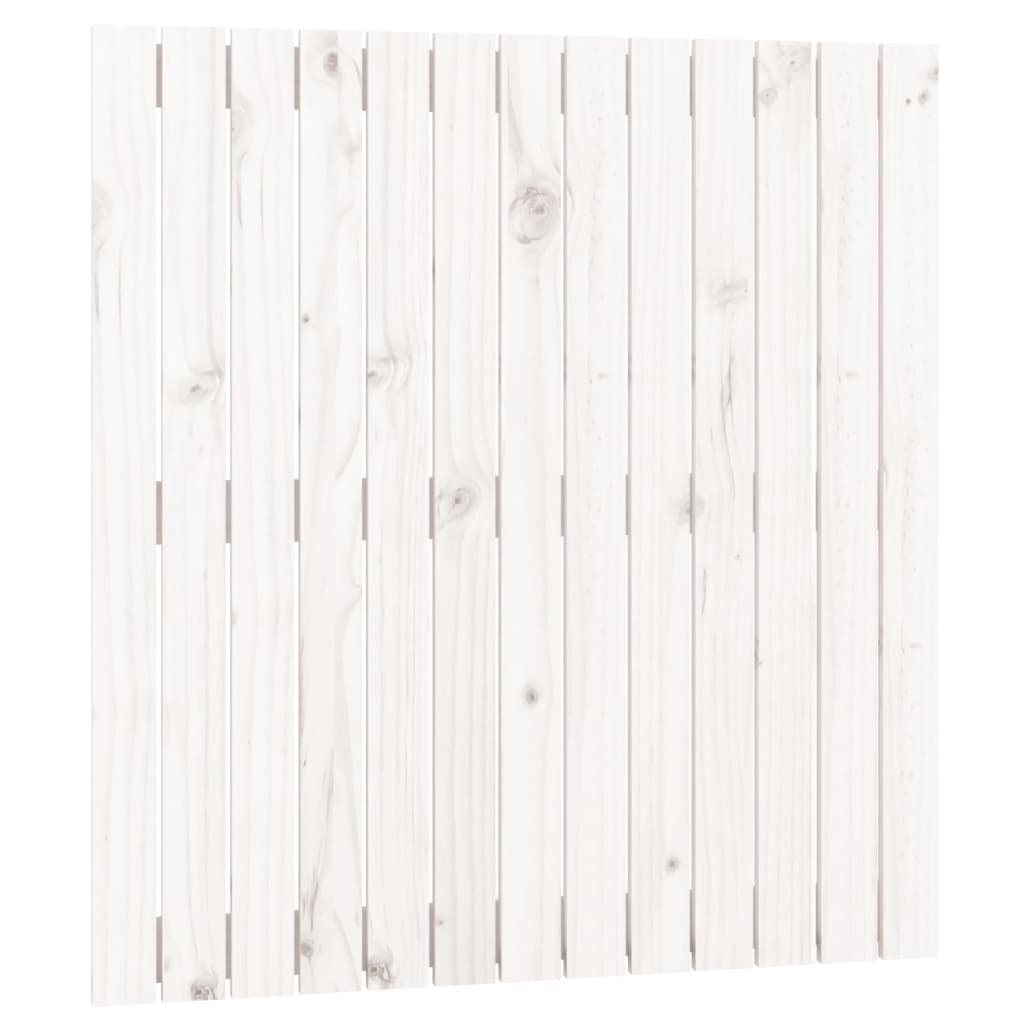 vidaXL Cabecero de cama pared madera maciza pino 82,5x3x90 cm