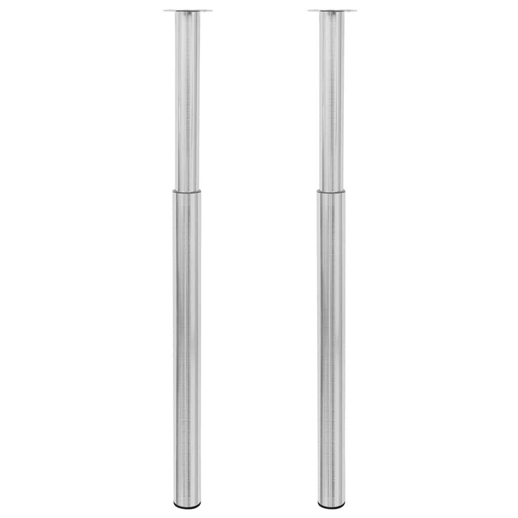vidaXL 2 Patas Telescópicas para Mesa 710mm-1100mm