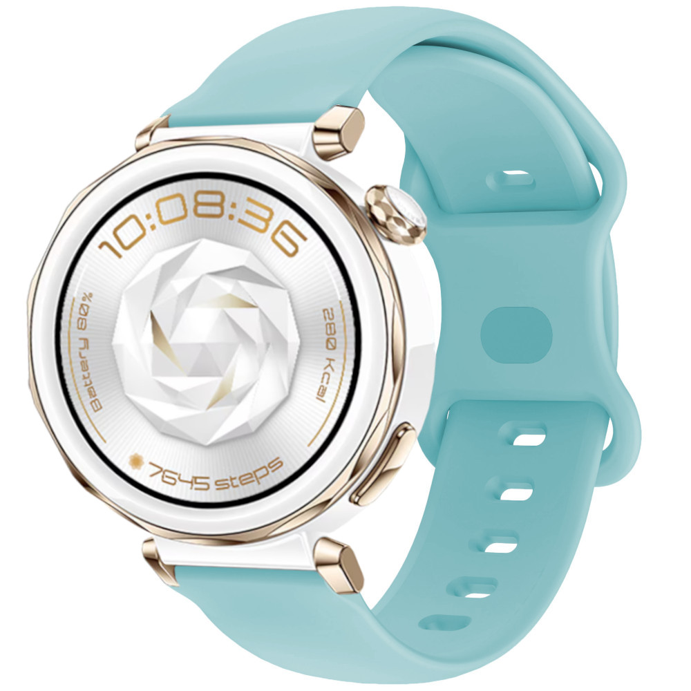 Correa de Silicona para Huawei Watch GT 5 Pro - 42mm / Watch GT 5 - 41mm / Watch GT 4 - 41mm / Garmin Venu 3S, Modelo Doble Cierre Ancho 18mm