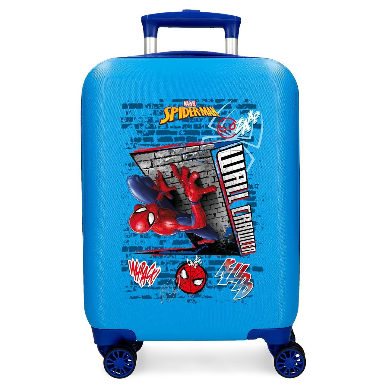 Maleta de cabina Spiderman Wall Crawler Azulon 33x50x20cm