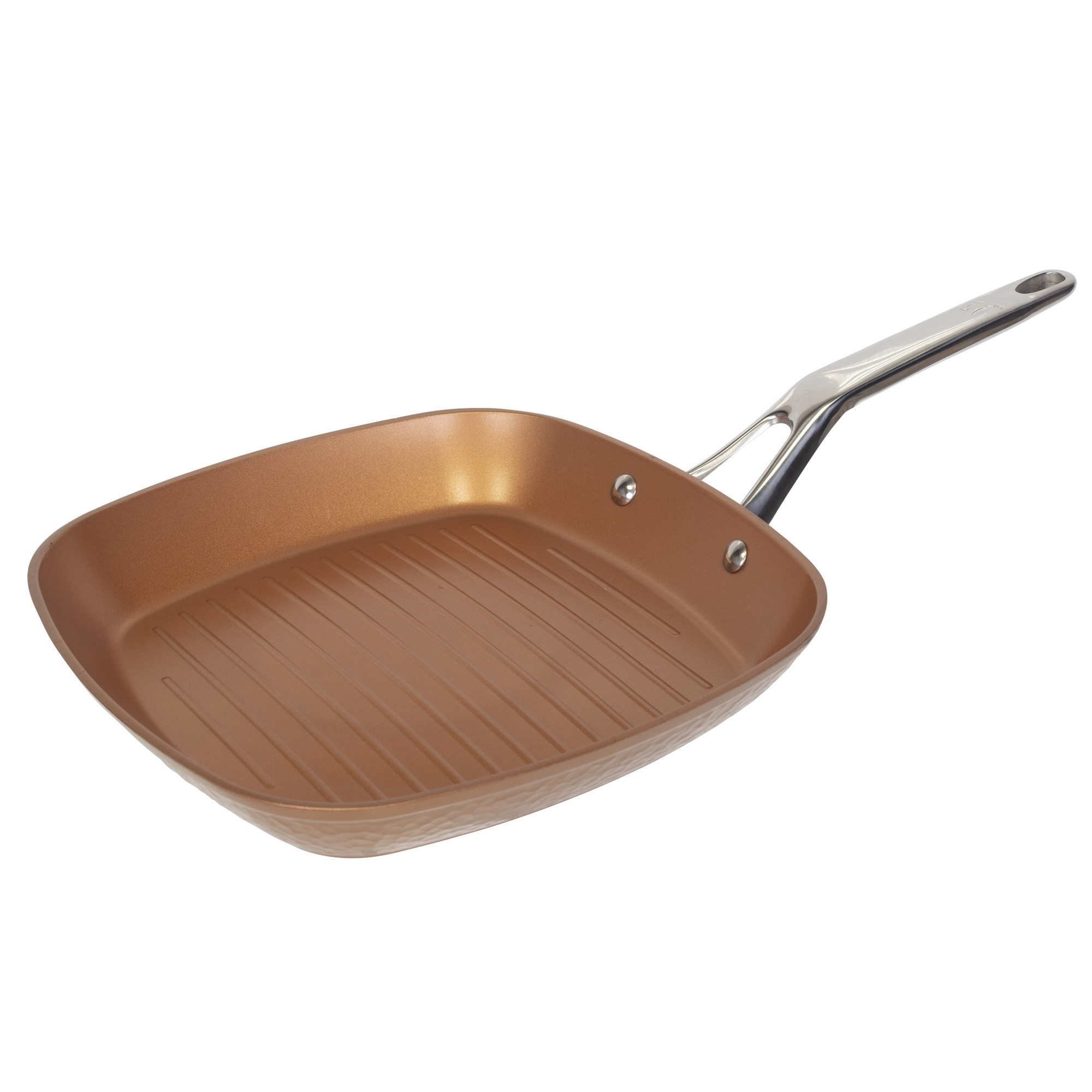 San Ignacio Sartén Asador 28cm Forjado Aluminio Inducción Origen Antiadherente