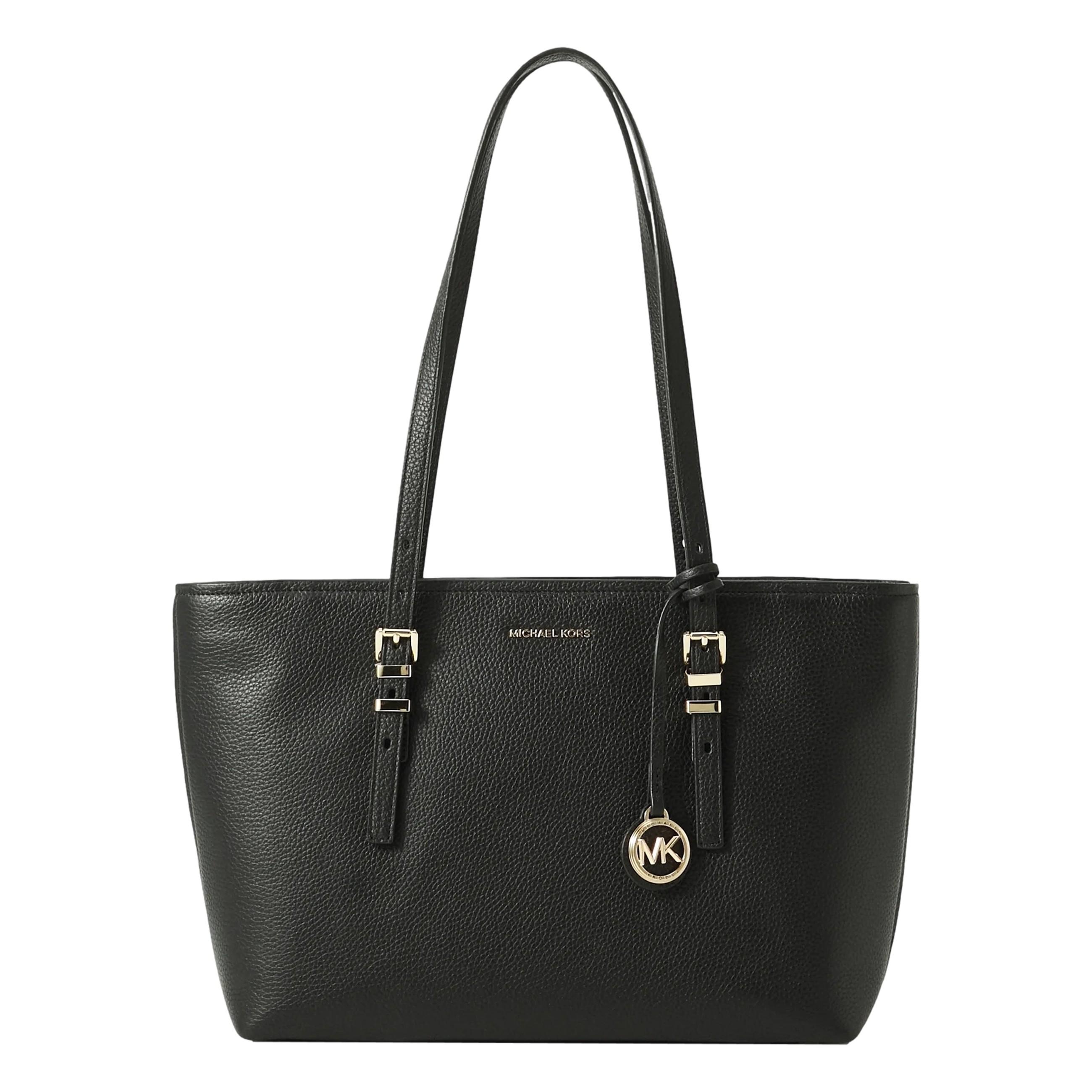 BolsoTote MICHAEL KORS Quinn Mediano de Piel Granulada Color Negro