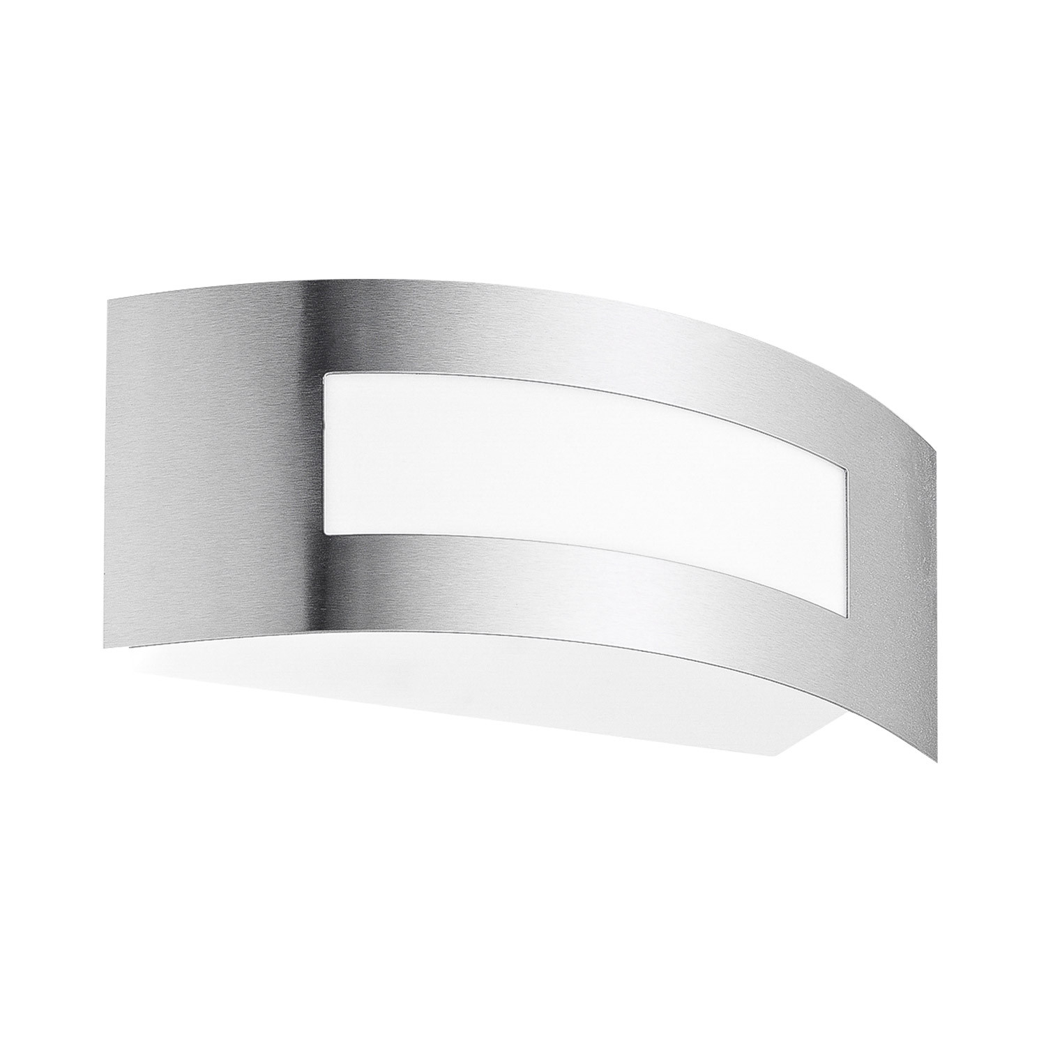 Ledkia Aplique de Pared Exterior de Acero Inoxidable Girig Plateado