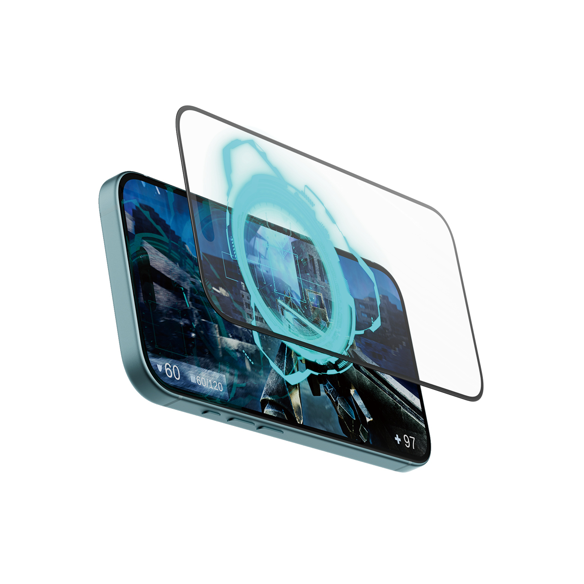 PanzerGlass PanzerGlass - Protector de pantalla para videojuegos para iPhone 16, ajuste ultra ancho