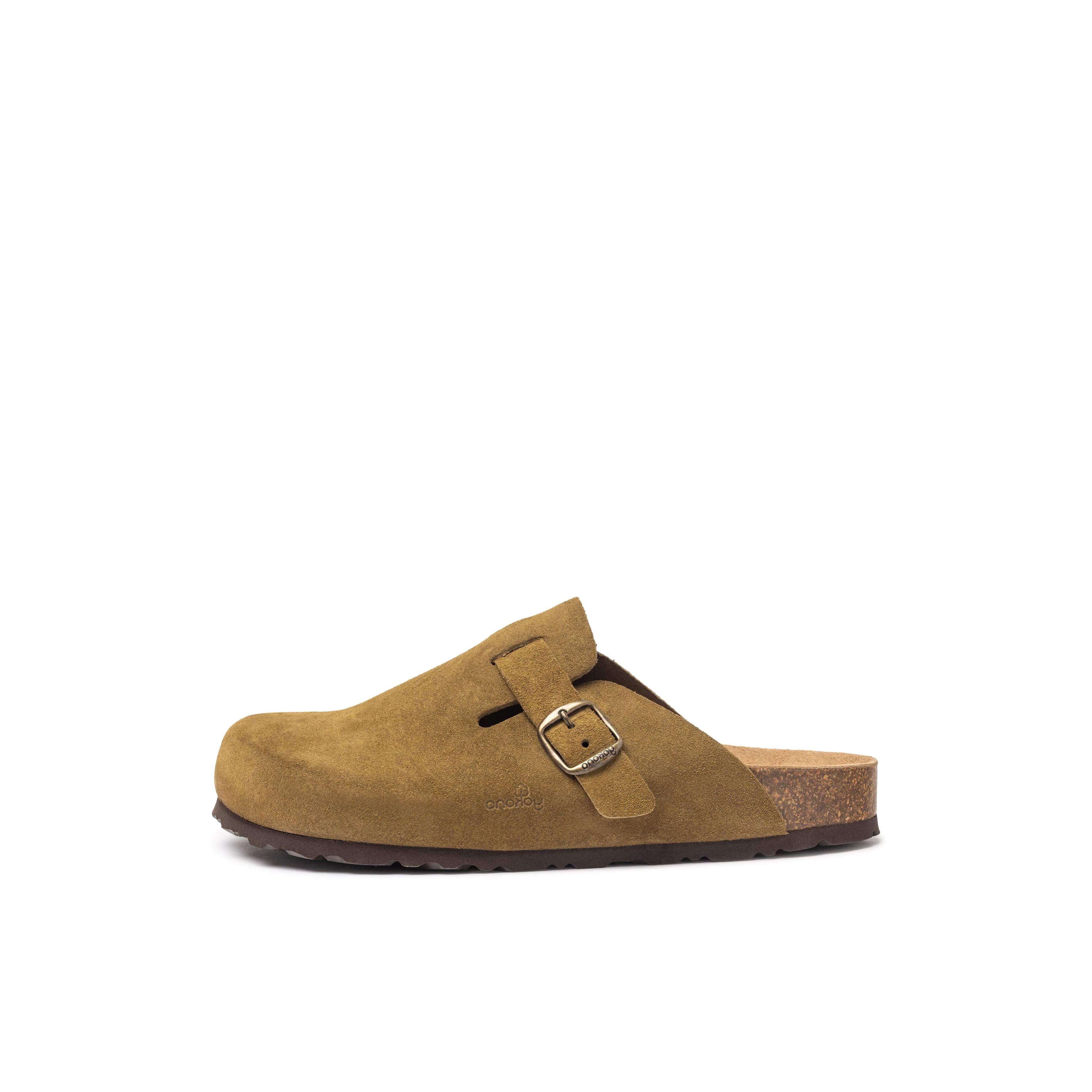 YOKONO Zueco ZUECO-599 VERDE | Zapatos mujer Primavera-Verano | Piel vacuna  Serraje | 2 CM