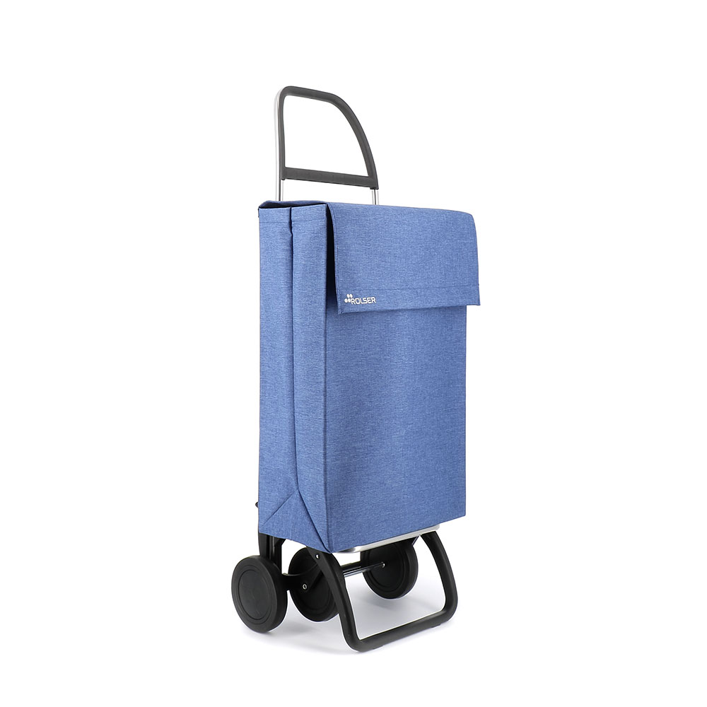 ROLSER CARRO DE LA COMPRA JEAN TWEED 4 AZUL