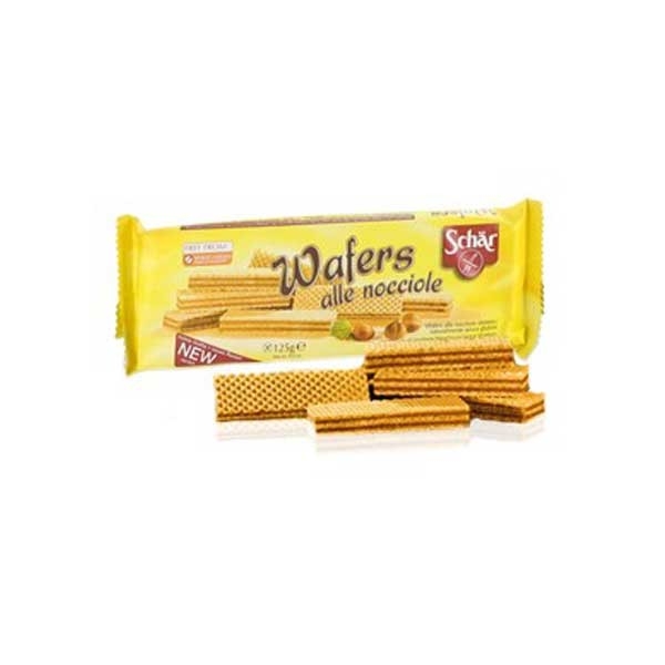 Wafers al cacao sin gluten 125 g Schär