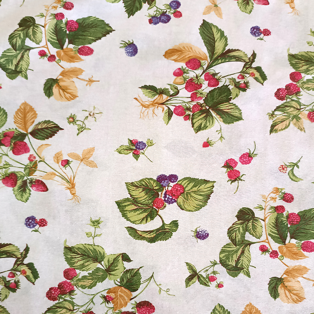 LaFábricadelasTelas - loneta a metros estampada para cocina frutas. Ancho  2,8 metros, cortinas, cojines, manteles, bolsas, confección y decoracion. Portes gratuitos