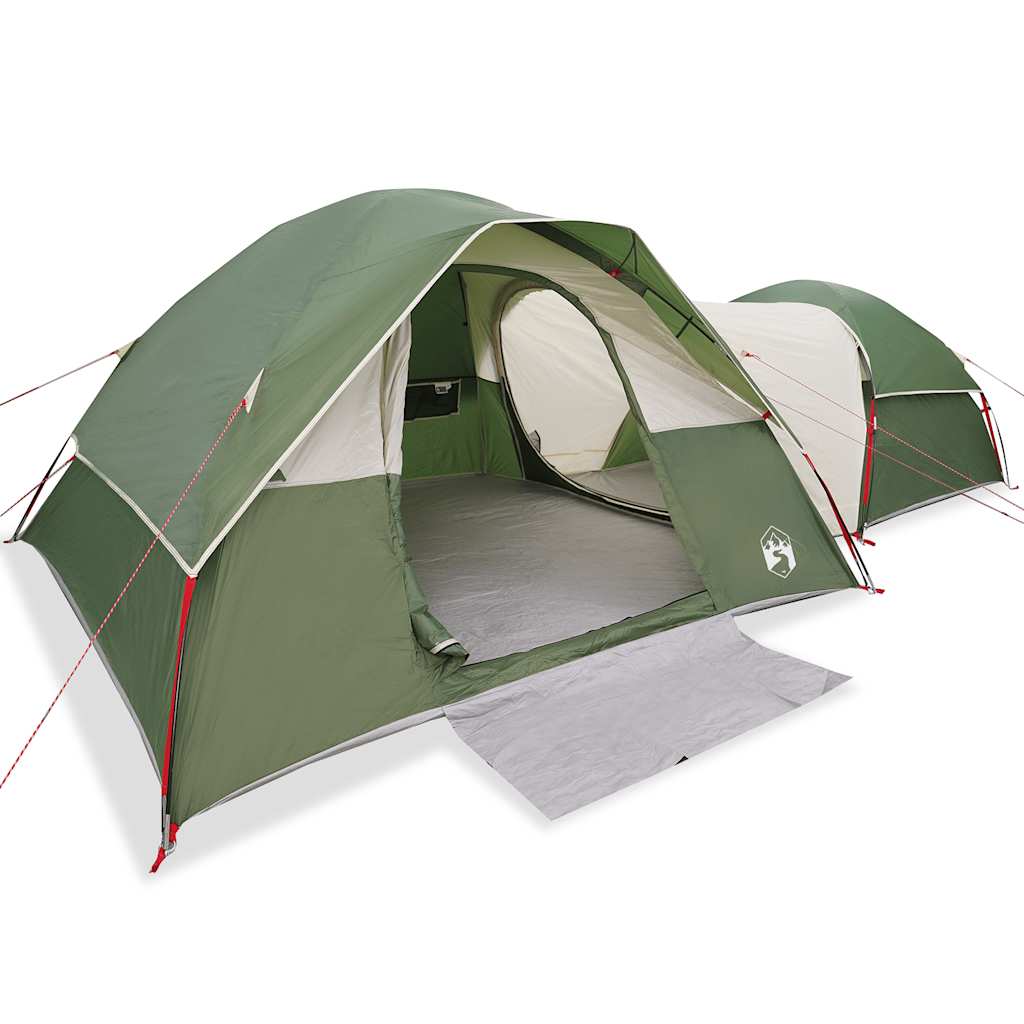 vidaXL Tienda de campaña para 5 personas impermeable verde