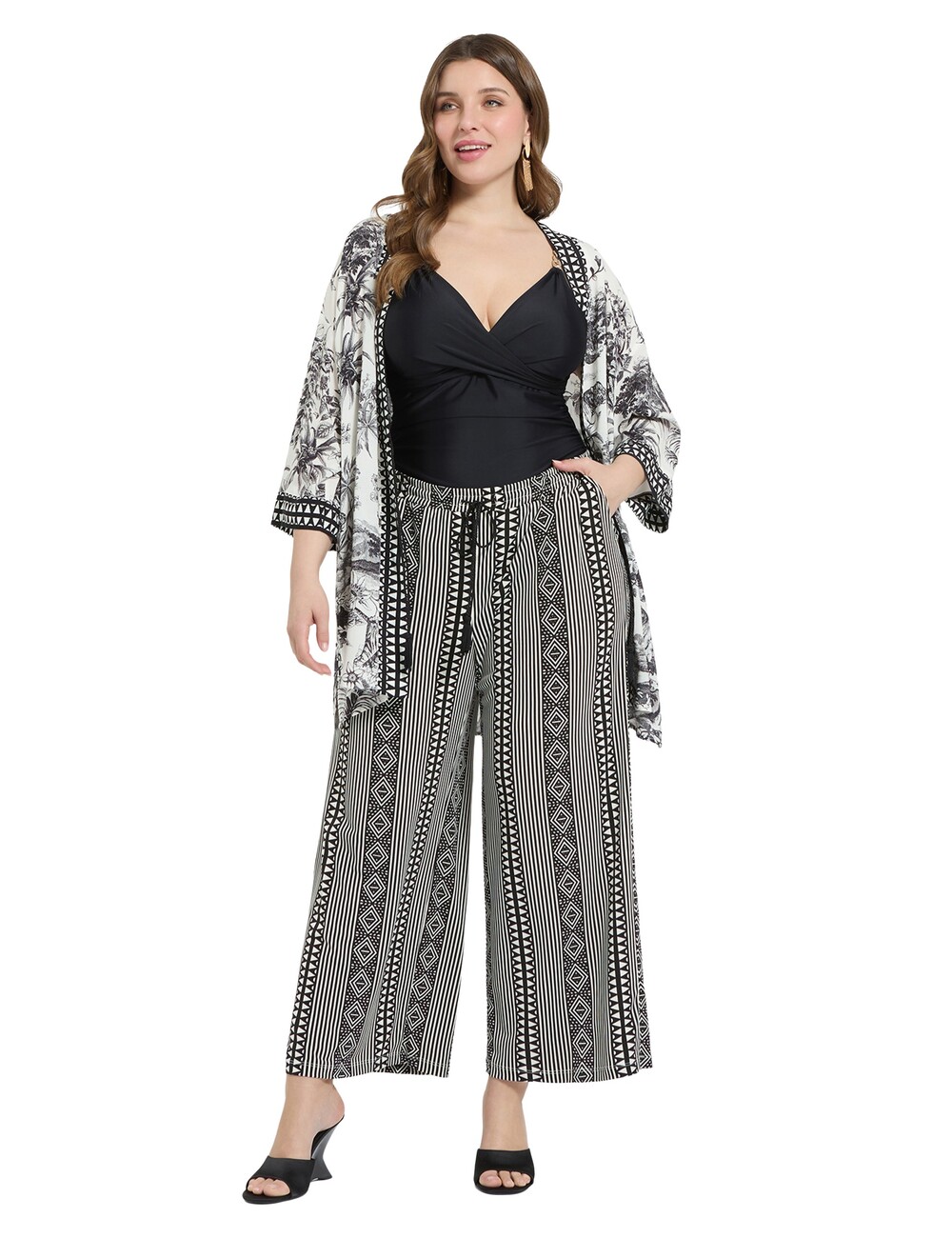 Fiorella Rubino - Pantalones palazzo de punto