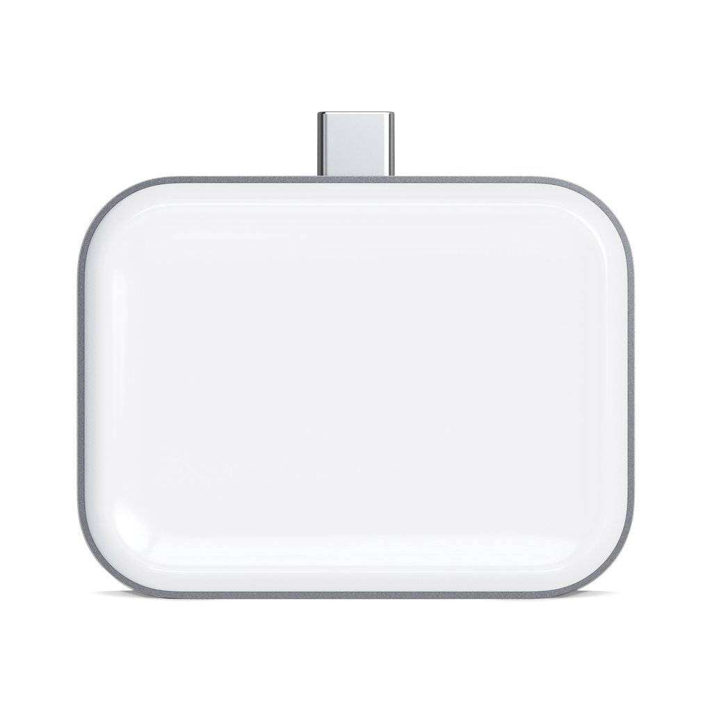 Satechi ST-TCWCDM cargador de dispositivo móvil Auriculares Blanco USB Cargador inalámbrico Interior