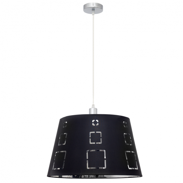 Lampara Colgante Celaya 1xe27 Negro Regx40d de FABRILAMP.