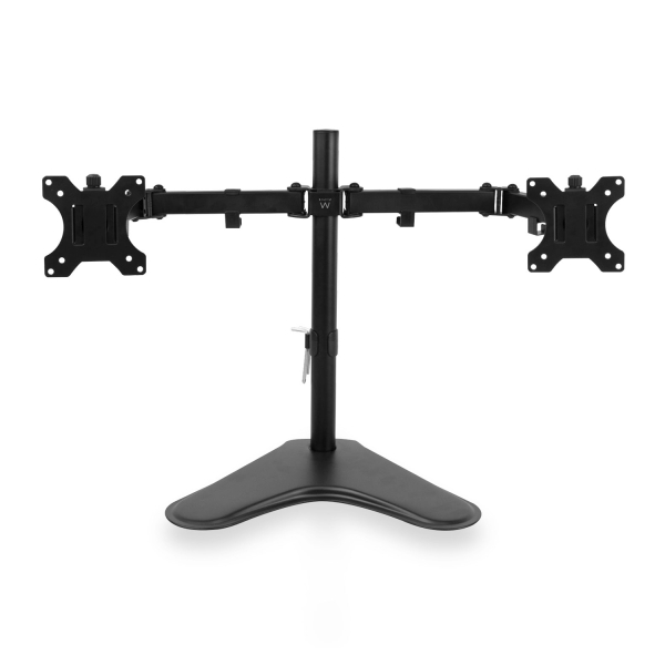 Ewent soporte de escritorio para 2 monitores hasta 32” - vesa maximo 100x100 - color negro