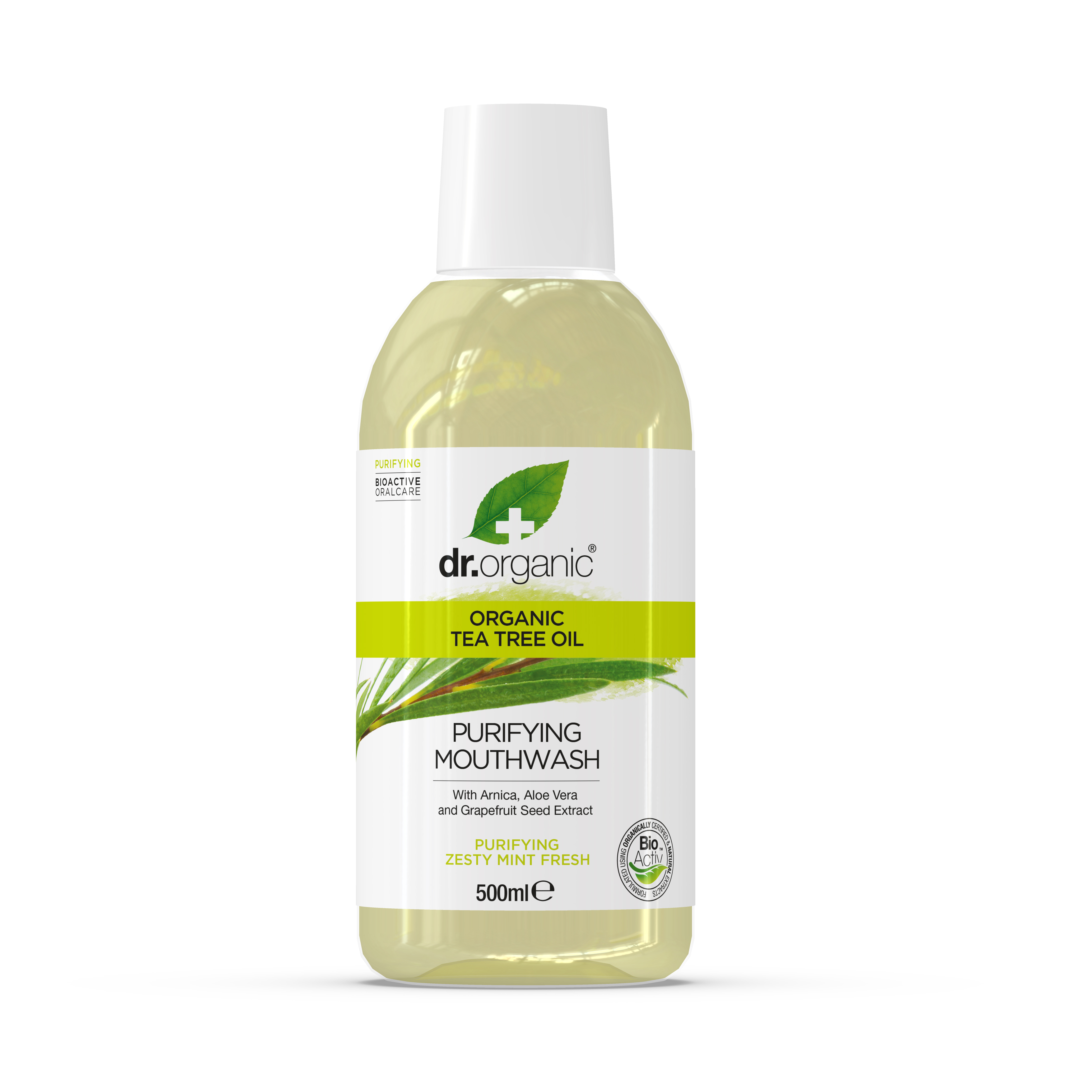 Enjuague bucal Arbol de Té 500 ml de gel Dr. Organic
