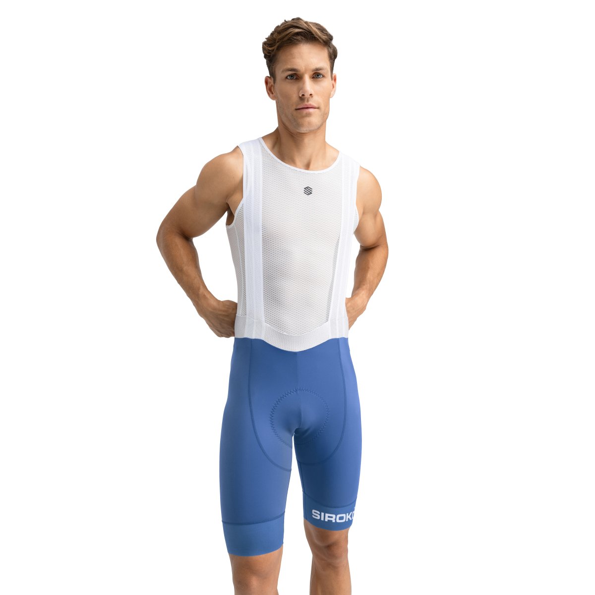 Siroko - Culotte BX Corto Tirantes Elásticos Ciclismo para Hombre_