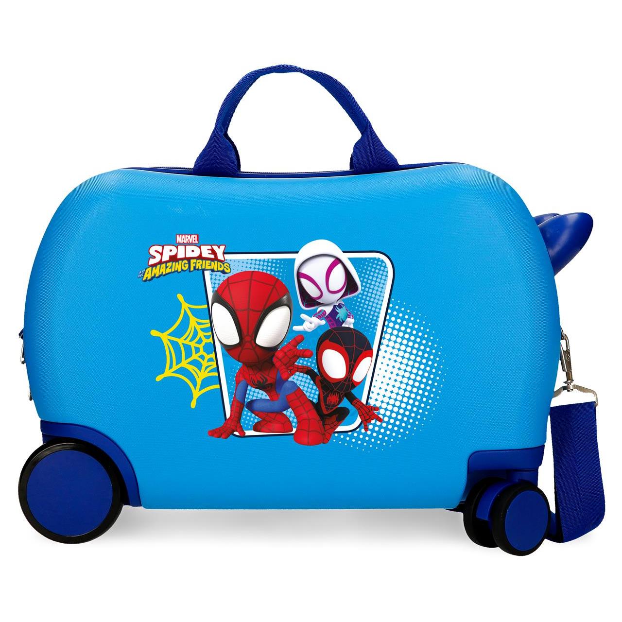 Marvel Maleta Correpasillos ABS Rígida Spidey Team Up Azul