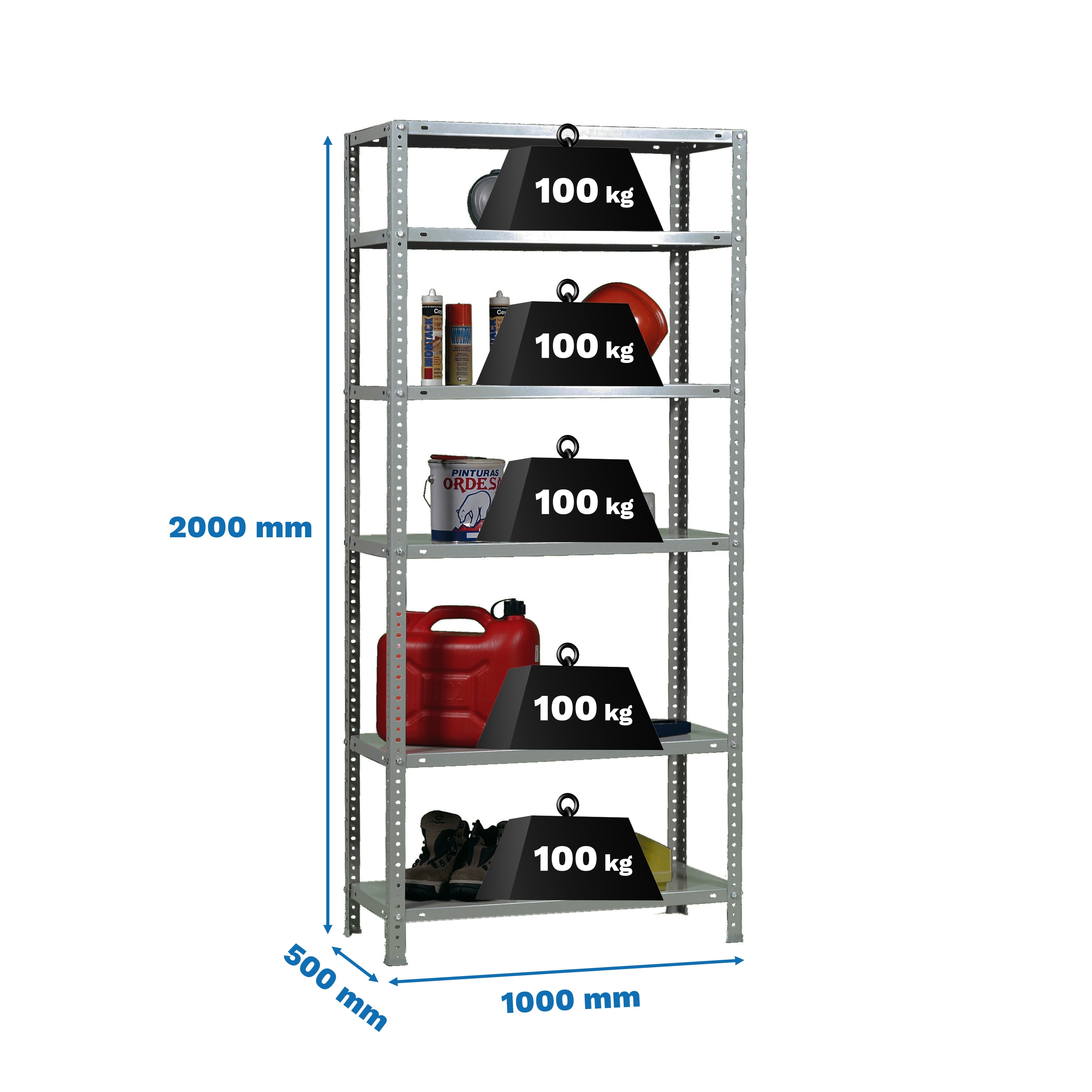 Estantería SIMONRACK SIMONRACK SimonrackComfort plus 6/500 galvanizado