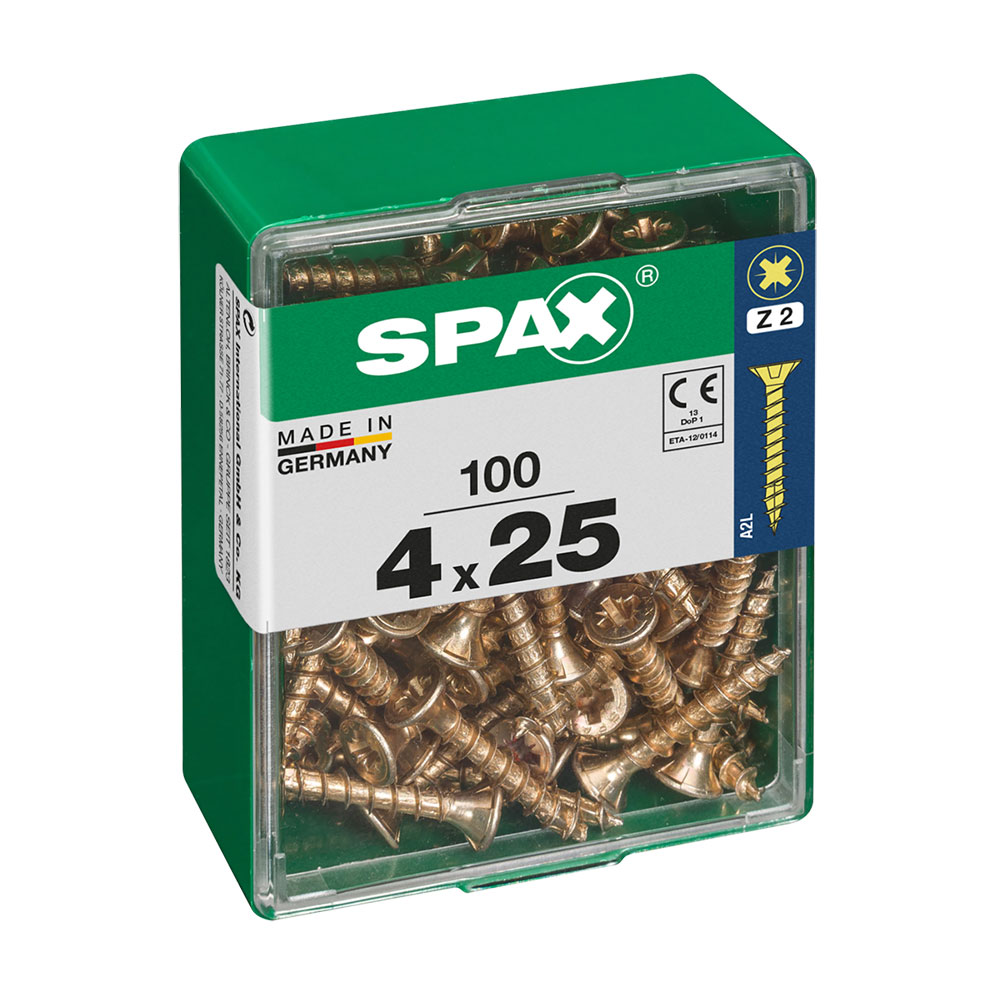 SPAX 4081020400252 tornillo/tuerca 25 mm 100 pieza(s)