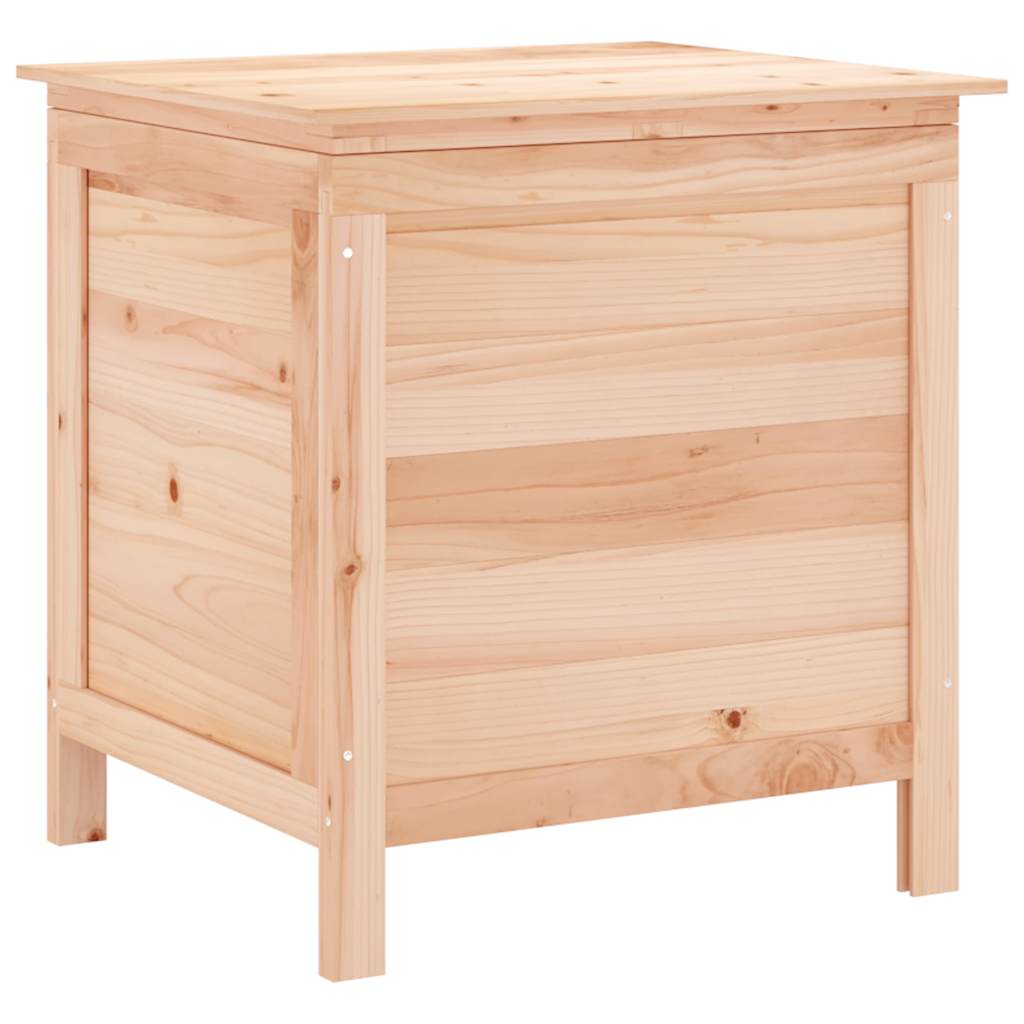 vidaXL Arcón de jardín madera maciza abeto 50x49x56,5 cm