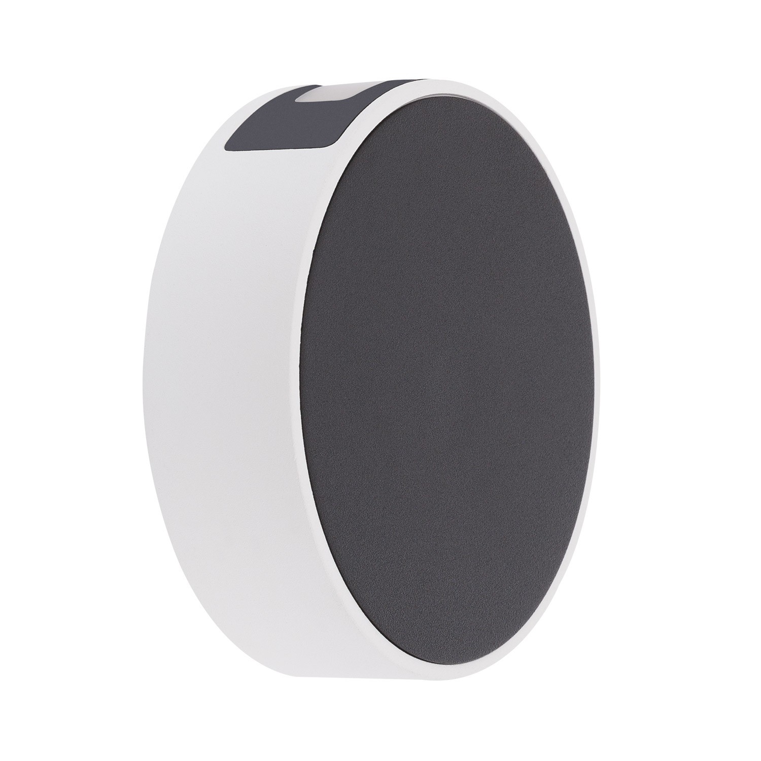 Ledkia Aplique de Pared Exterior LED 6W de Aluminio Crono Negro 3000K Blanco Cálido