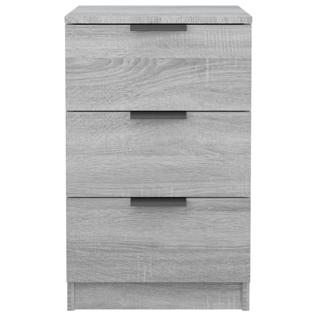 vidaXL Mesita de noche gris Sonoma 40x36x65 cm