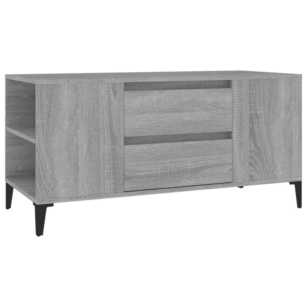 vidaXL Mueble de TV madera contrachapada 102x44,5x50 cm, Mueble de Salon, Mueble TV, Mueble TV salon, Mesa de TV, Mueble tele