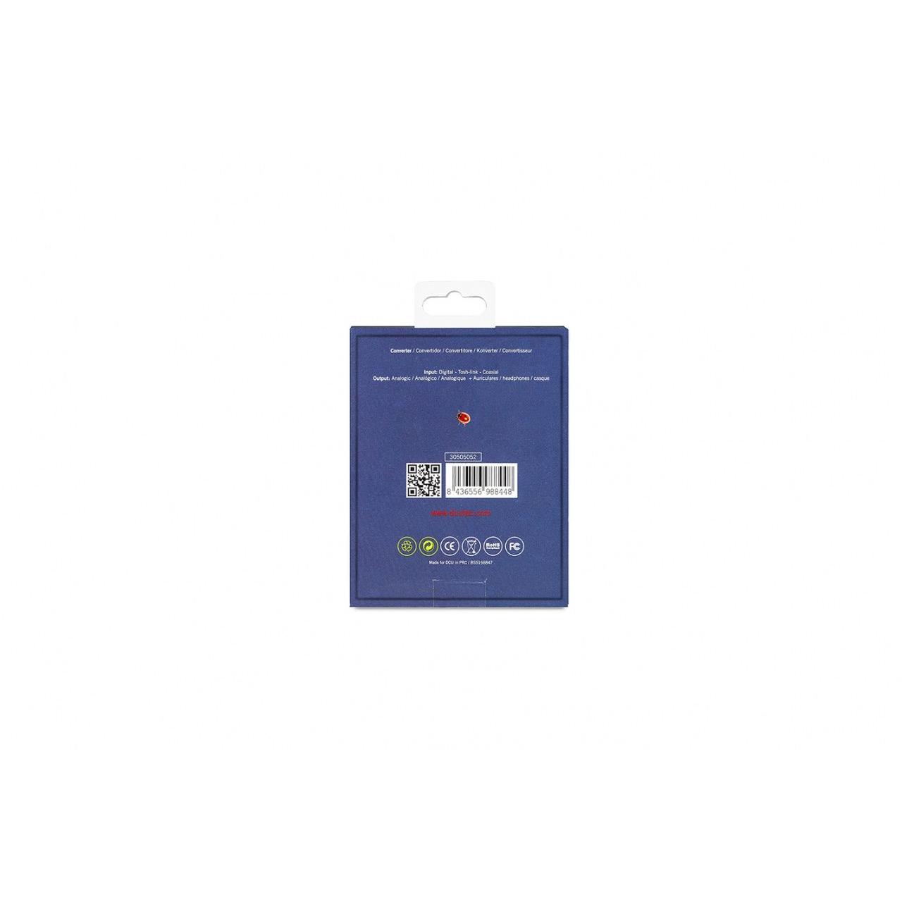 DCU - Adaptador USB 3.0 a USB Tipo C para conversión audio digital a analógico, velocidad 5 Gbps, compatible con carga rápida QC 2.0 y QC 3.0