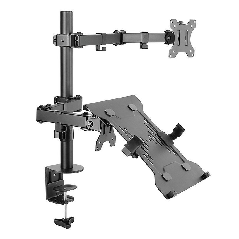 Equip double articulated table arm support for 2 monitors 13"/32"" vesa 100x100 max 16kg