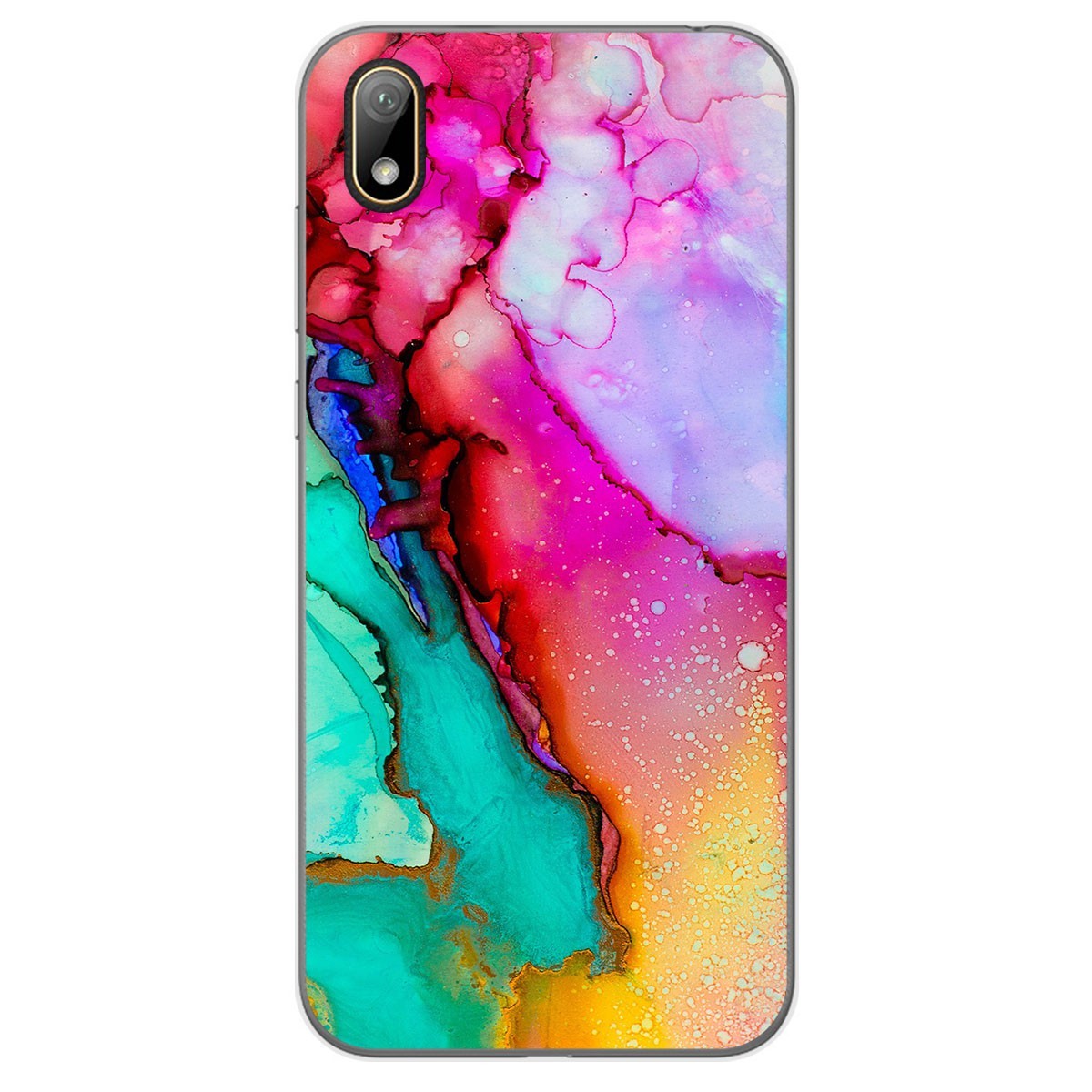 Tumundosmartphone Funda Gel Tpu para Huawei Y5 2019 diseño Mármol 15 Dibujos