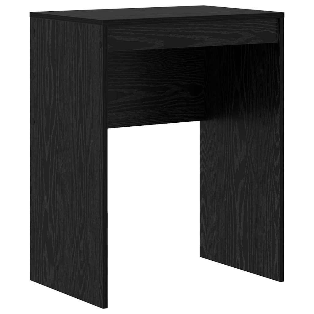 vidaXL Escritorio Roble Negro 60 x 40 x 76 cm
