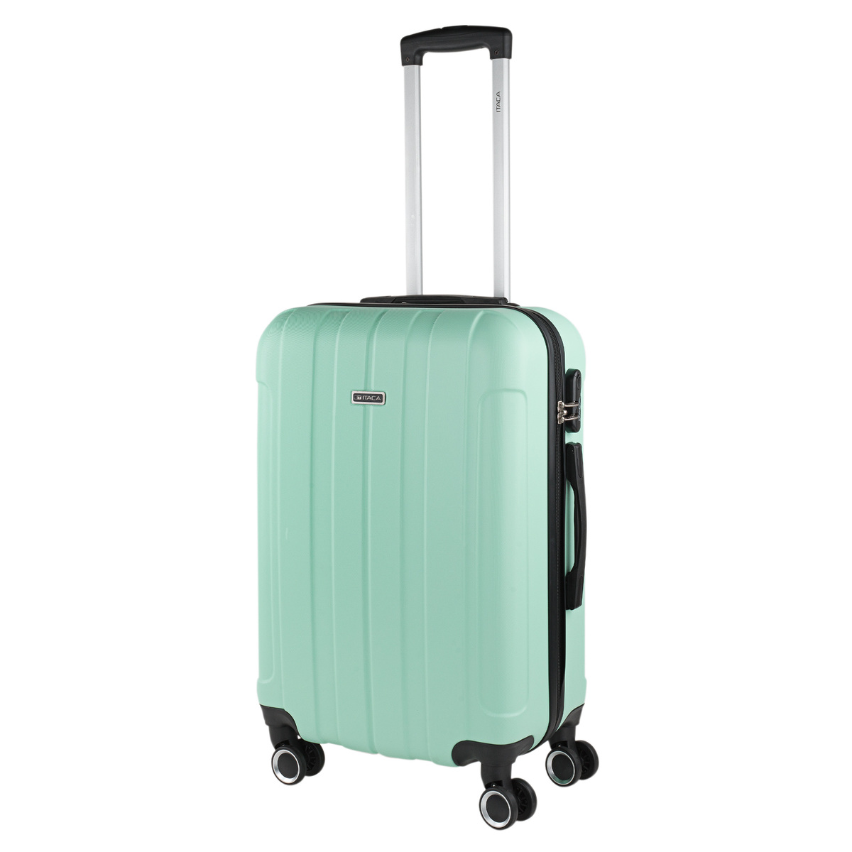 Itaca - Maletas De Viaje Medianas - Maleta Mediana 4 Ruedas - Maletas Medianas De Material ABS. Maletas Viaje Ligeras - Maleta De Viaje Rígida Candado De Combinacion 771160