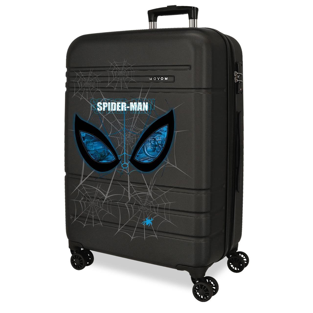 Maleta mediana Marvel Spiderman is watching us negro 68x48x27cm