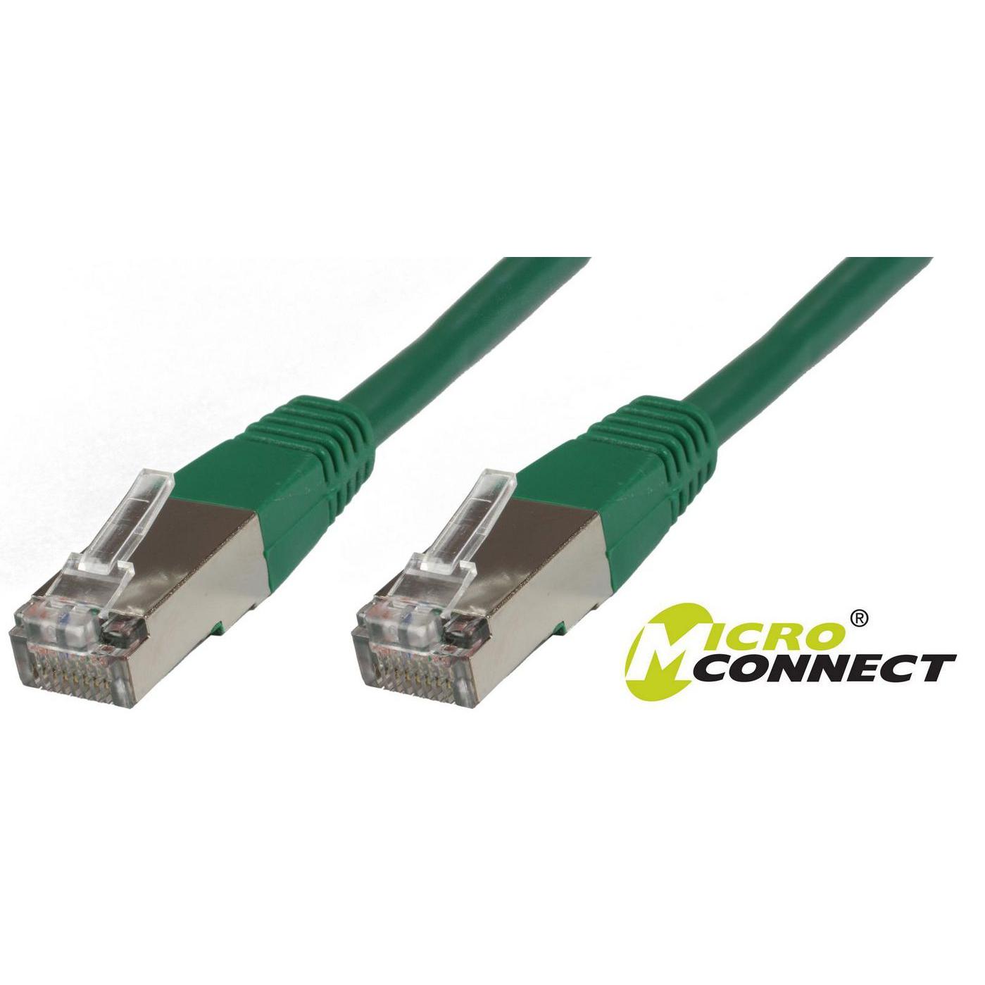 Microconnect Cable de Red Cat6 F/UTP 15m Verde PVC - Alta Velocidad