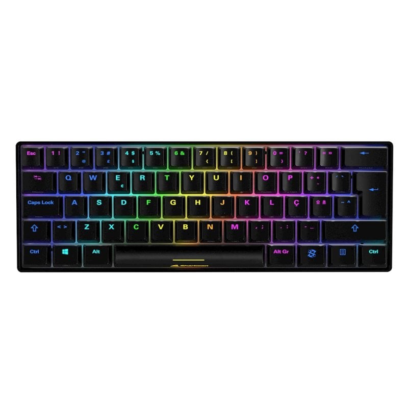 TECLADO MARS GAMING MRK0 - RETROILUMINADO RGB 3 MODOS ILUMINACION ESPAÑOL  NUEVO