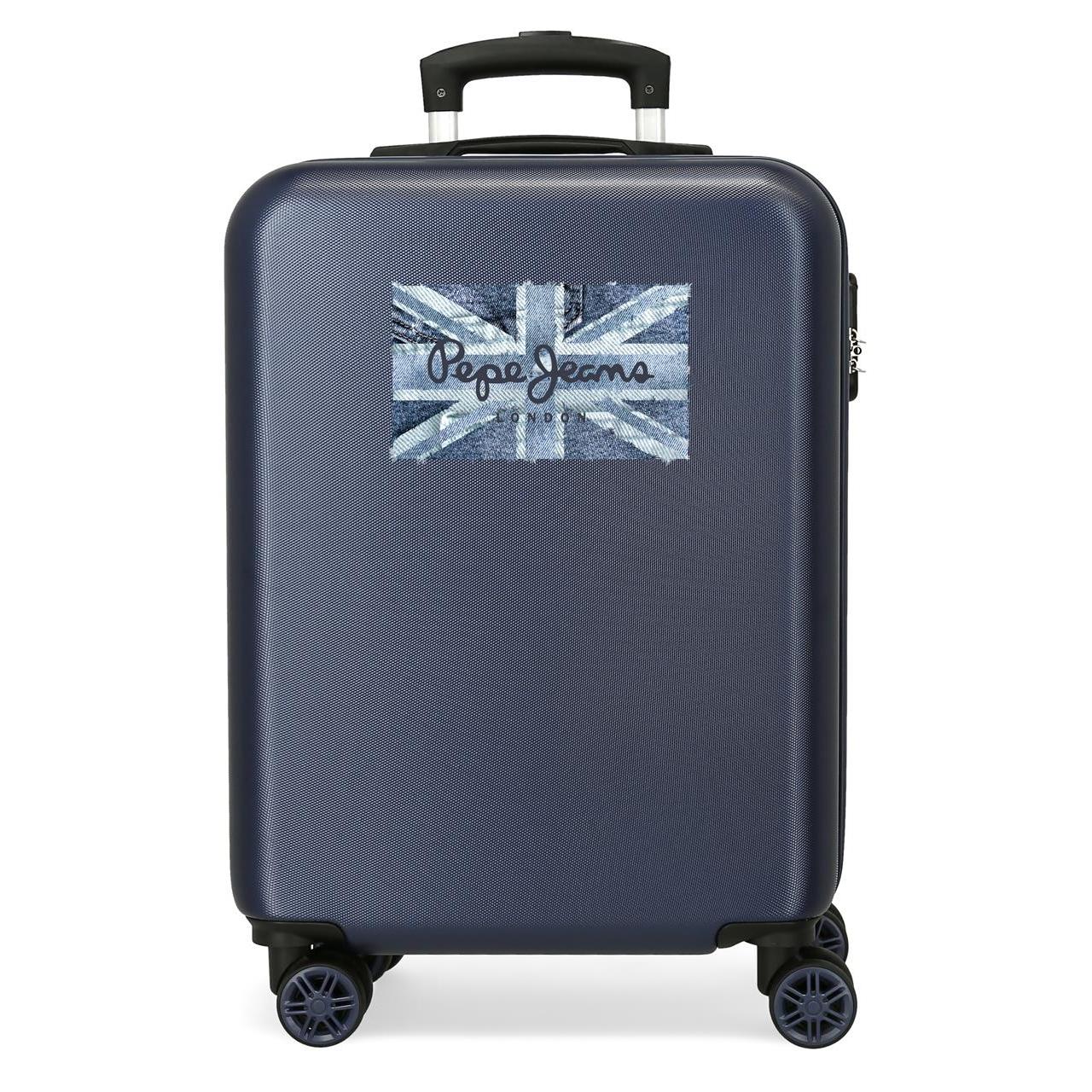 Maleta de cabina Pepe Jeans Jebb ABS con capacidad de 35L Marino