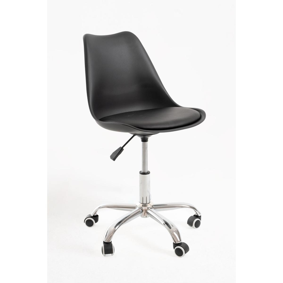 Regalos Miguel - Silla de Oficina Negra Neo - Máxima Ergonomía - Ideal para Escritorio y Gaming