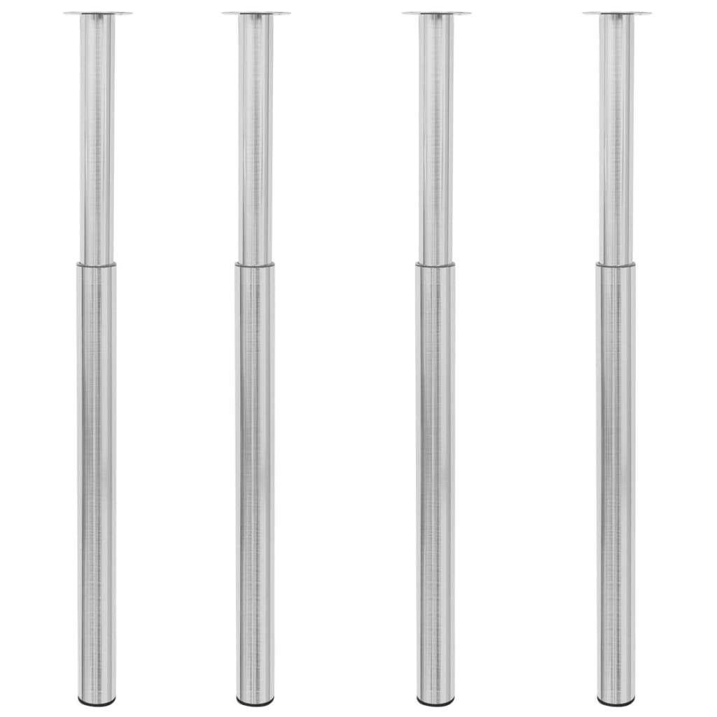 vidaXL Patas de mesa telescópicas 4 unidade 710 mm-1100 mm