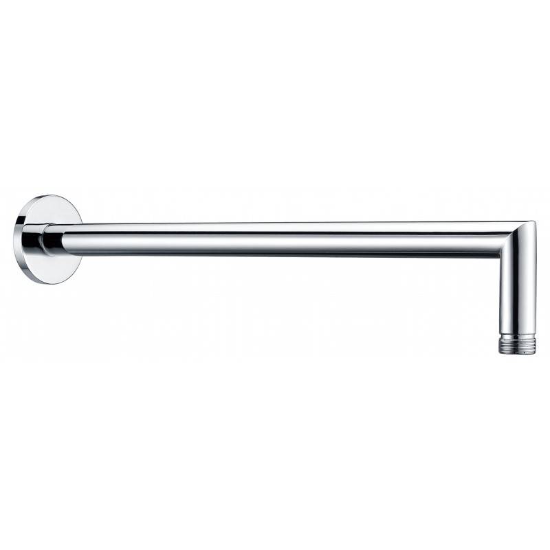 Imex BPF002 brazo rociador recto de pared para ducha de latón con acabado cromado