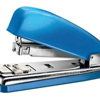 Petrus 226 grapadora metalica - hasta 30 hojas - grapado cerrado, abierto y clavado - color azul metalizado