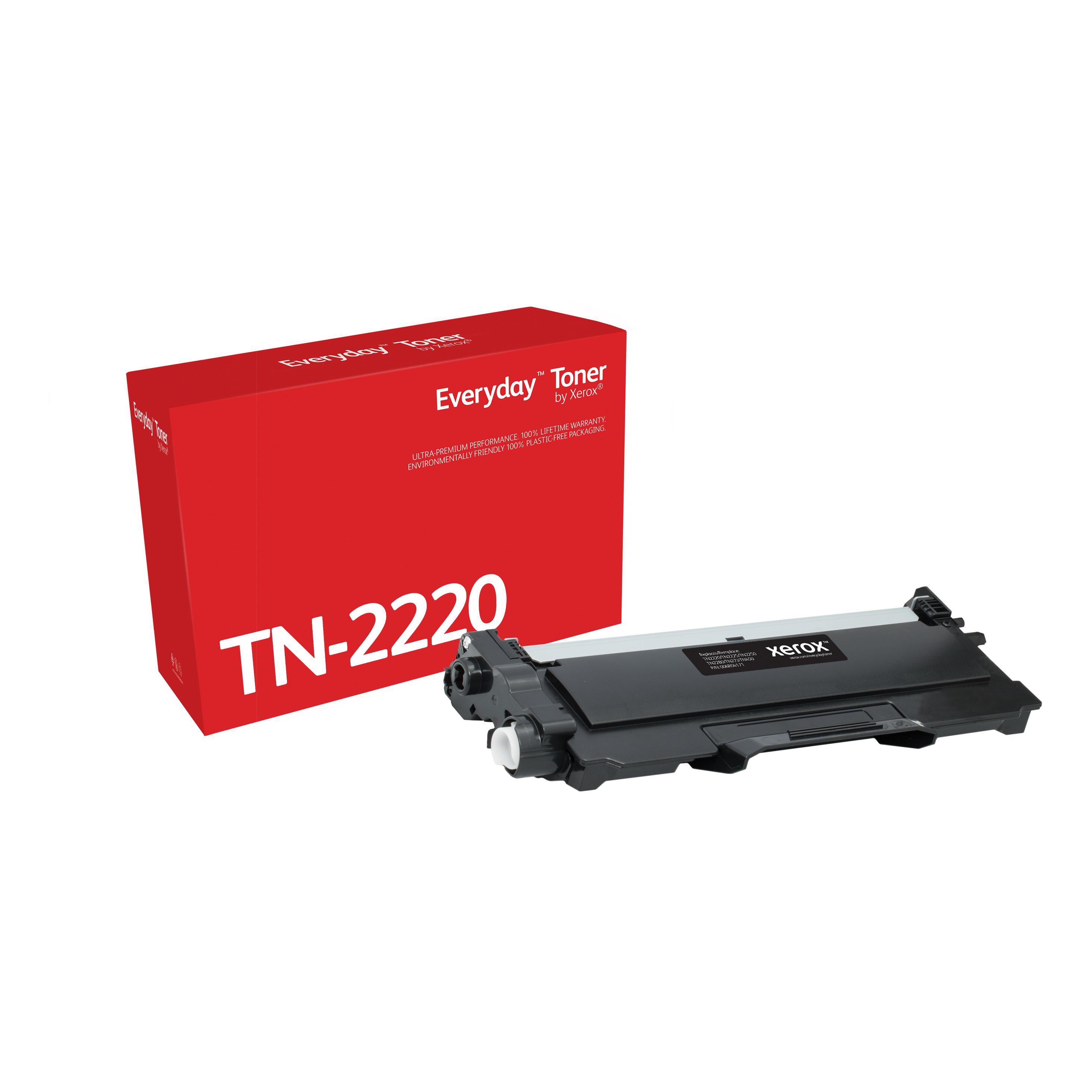 Compatible Everyday Tóner Mono Equivalente a TN-2220 para Brother FAX-2845, Brother HL-2275DW, Broth