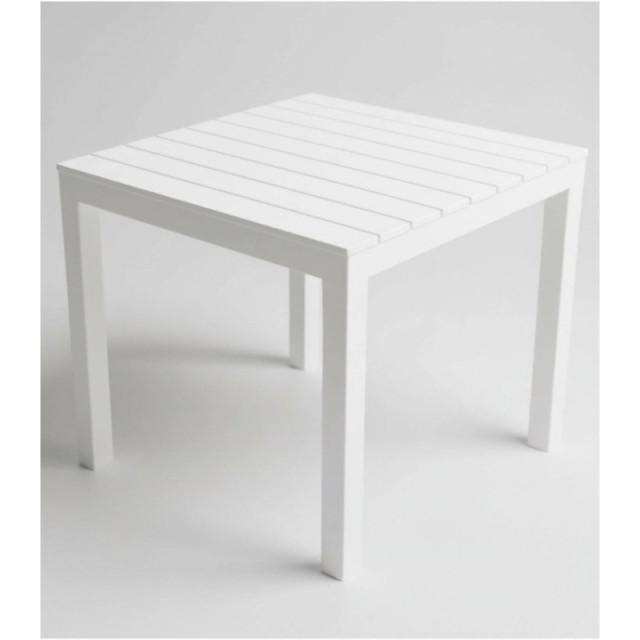 Mesa cuadrada de plástico Bali     -EkilikuaHome