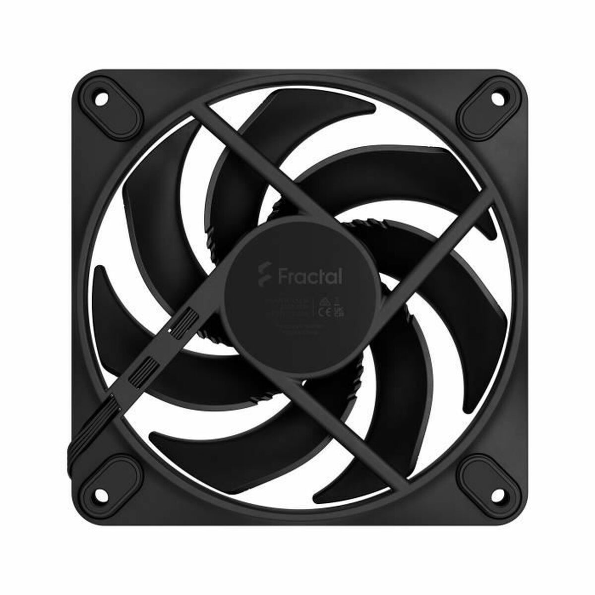 Fractal Design Momentum 12 Ventilador Negro de Alto Rendimiento LCP con Diseño Silencioso y Control PWM