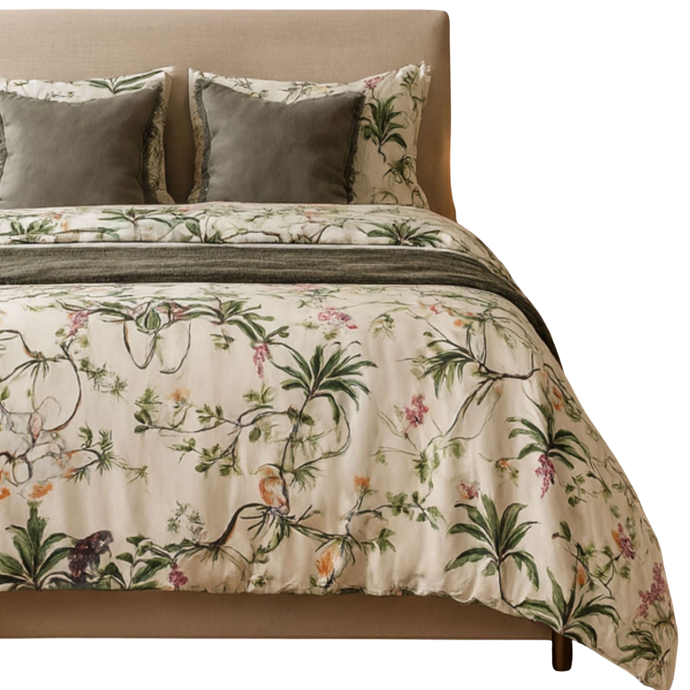 Funda Nórdica 100% Algodón Alo Home Tropical Monkey – Cama 90, 135 y 150 cm + Fundas de Almohada