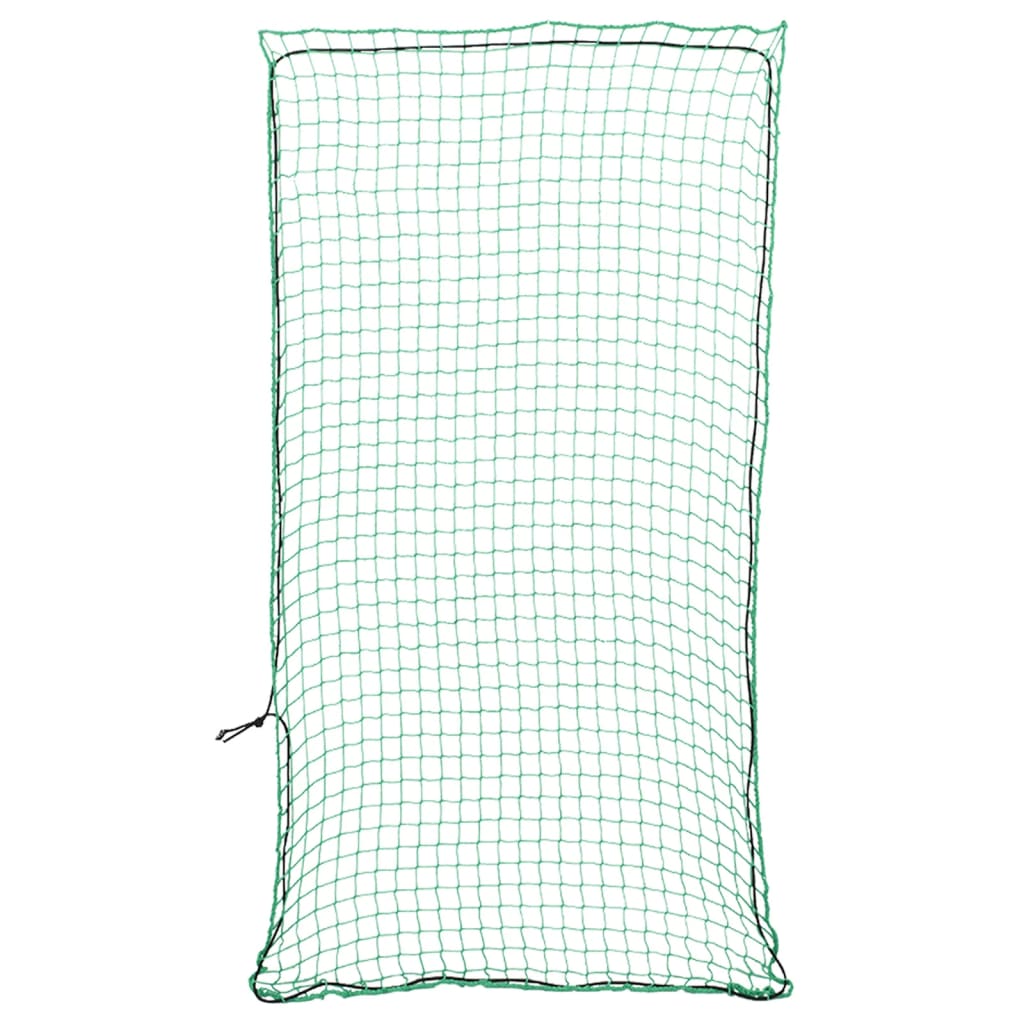 vidaXL Red de remolque con cuerda elástica PP 8x3,5 m red de carga Color Blanco,  Negro,  Verde y mas