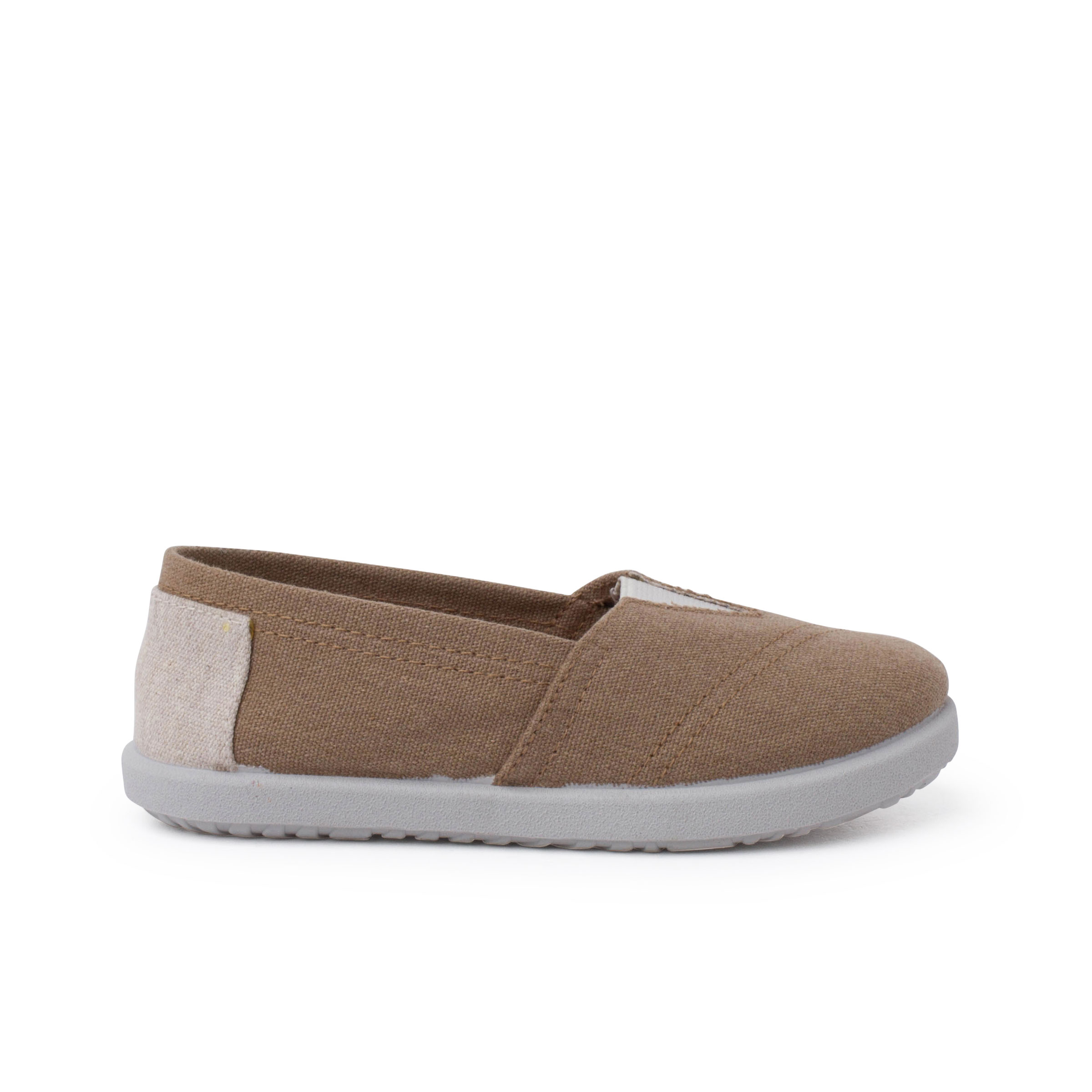 Pisamonas zapatillas lona elástico detalle talón