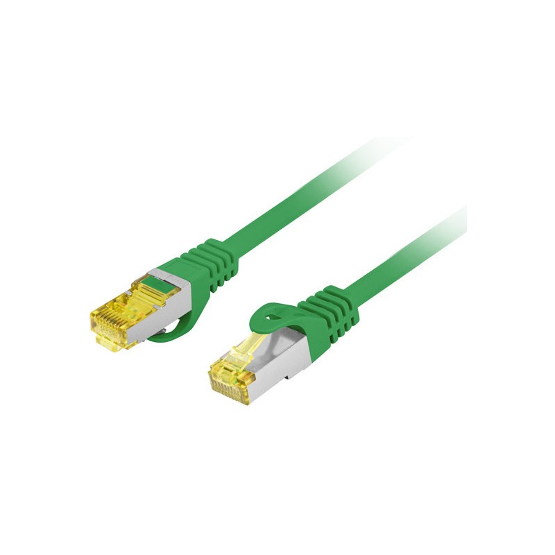 Lanberg - PCF6A-10CU-0100-G cable de red Verde 1 m Cat6a S/FTP (S-STP) PCF6A-10CU-0100-G