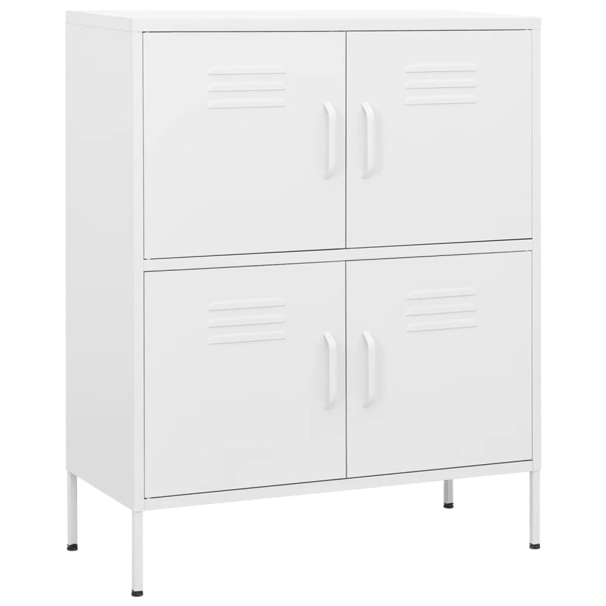 Armario auxiliar Offix 4 puertas con 2 estantes 101,5x80x35 cm